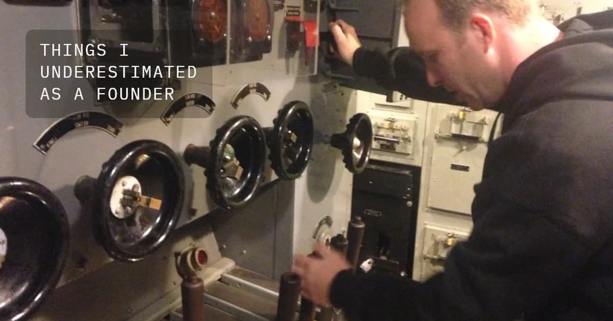 Gregor Zehetner working at a test rig with rows of dials
