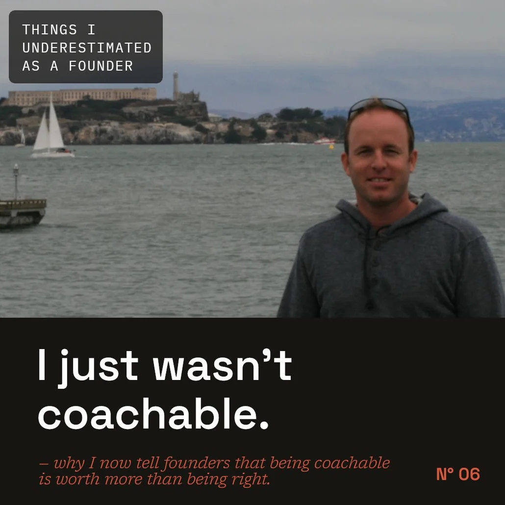 Series card Nº 06: I just wasn't coachable.